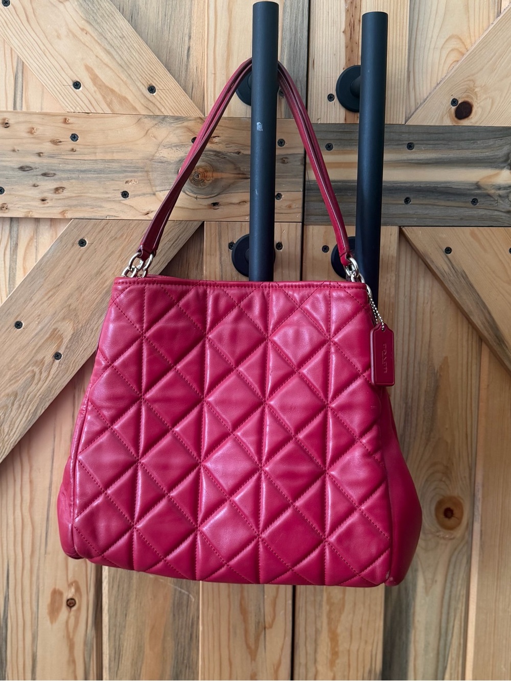 Coach Quilted Shoulder Bag